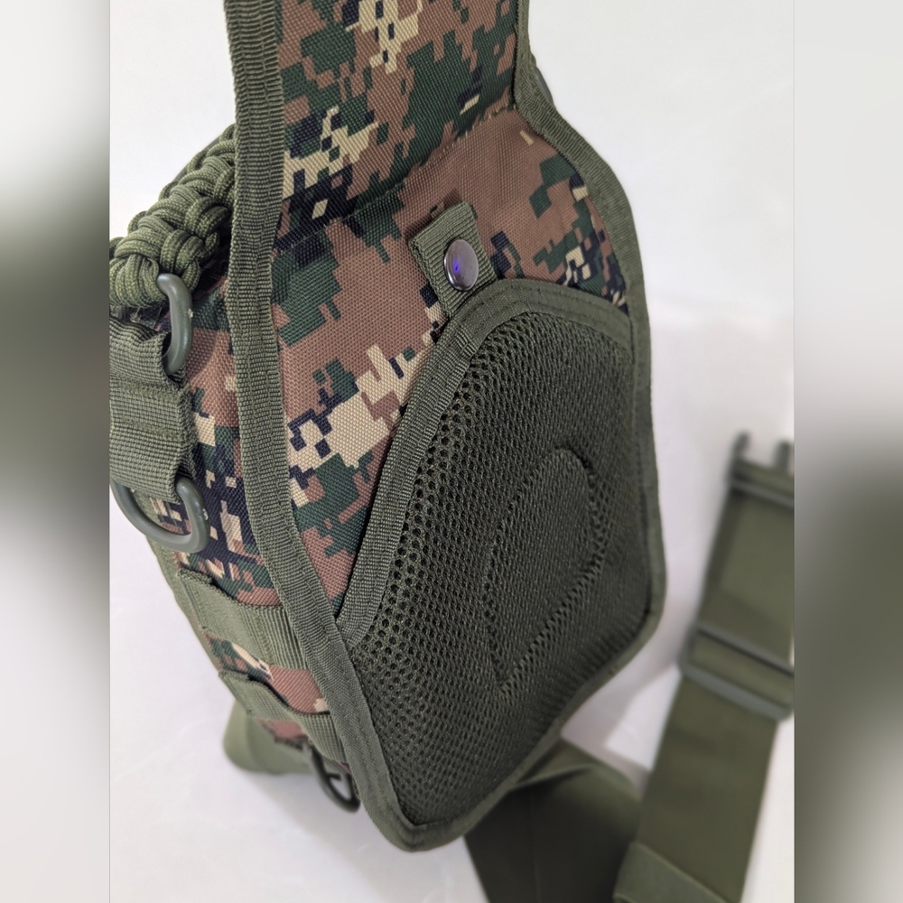 Camo Tactical Sling Bag for Men - Picture 6 of 7